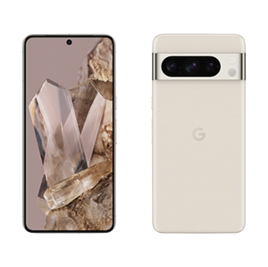 正面と背面から見たGoogle Pixel 8 PrのPorcelain