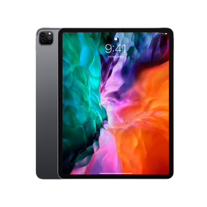 正面から見たAppleJapan アップルジャパン iPad Pro 12.9インチ 第4世代 スペースグレー