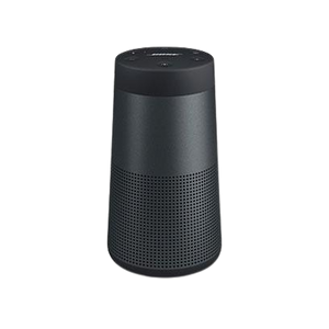 横からみたBose SoundLink Revolve Bluetooth speakerのブラック