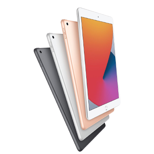 3色並べて写したiPad 32GB 第8世代 Wi-Fiモデル