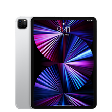 画像をギャラリービューアに読み込む, 正面から見たアップルジャパン iPad Pro 第3世代のシルバーの裏表