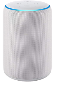 全体を写したEcho Plus エコープラス 第2世代 スマートスピーカー with Alexaのサンドストーン