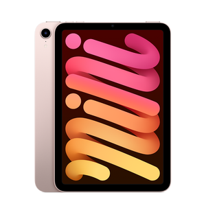 正面から見たApple Japan iPad miniのピンク