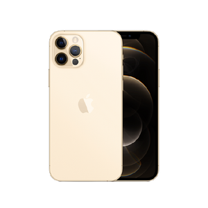 おもて面と裏面を写したiPhone12 Proのゴールド