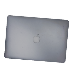 正面から見た折り畳んだMacBook Air
