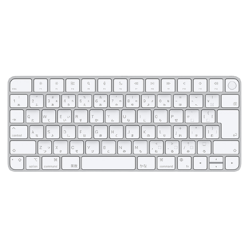 上からみたアップルジャパン Appleシリコン搭載Macモデル用 Touch ID搭載 Magic Keyboard - 日本語（JIS）