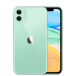 背面と表から見た  AppleJapan iPhone11 グリーン