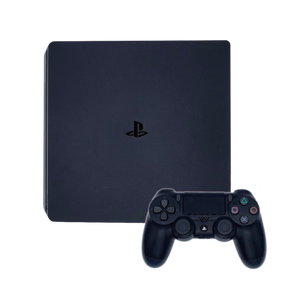 本体とコントローラーを正面から見たSony Interactive Entertainment ソニーインタラクティブエンターテインメント PlayStation4 CUH-2200AB01