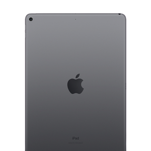 背面から見たアップルジャパン iPad Air 第3世代 64GB Wi-Fiモデル（スペースグレイ）
