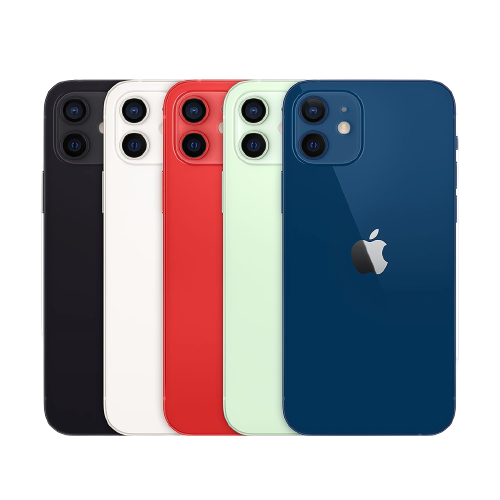 5色並べて写したAppleJapan iPhone12