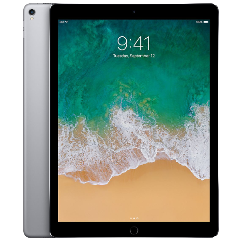 正面から見たAppleJapan iPad Pro 12.9インチ のシルバー
